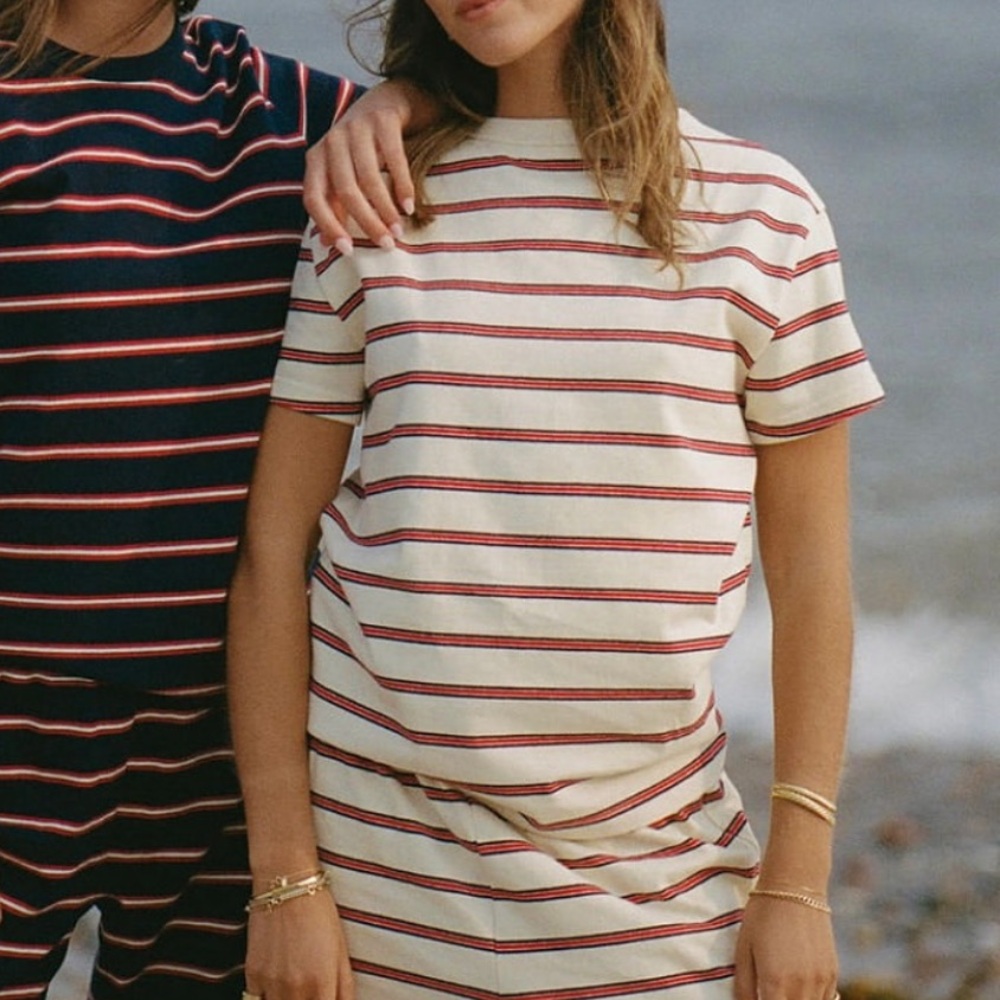 Parke stripped cotton tee